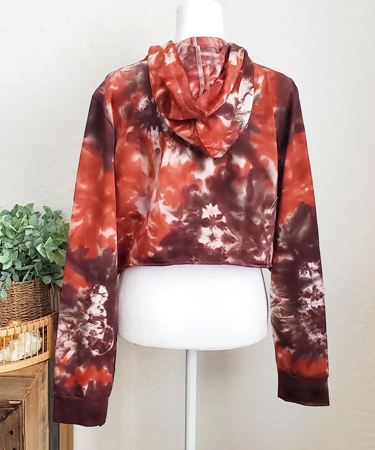 Elden Tie Dye Hoodie Crop Top