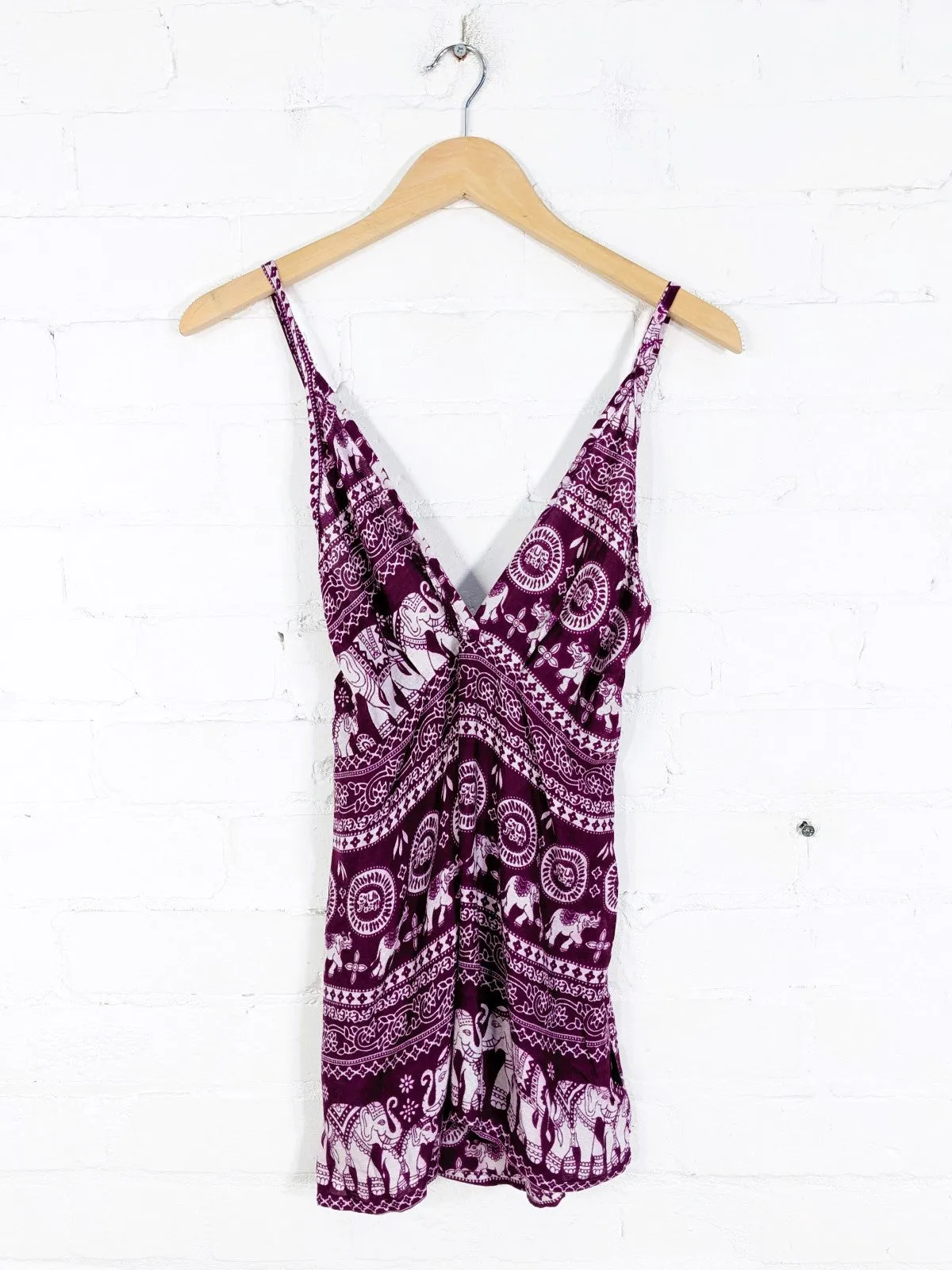 Elephant Print Vest