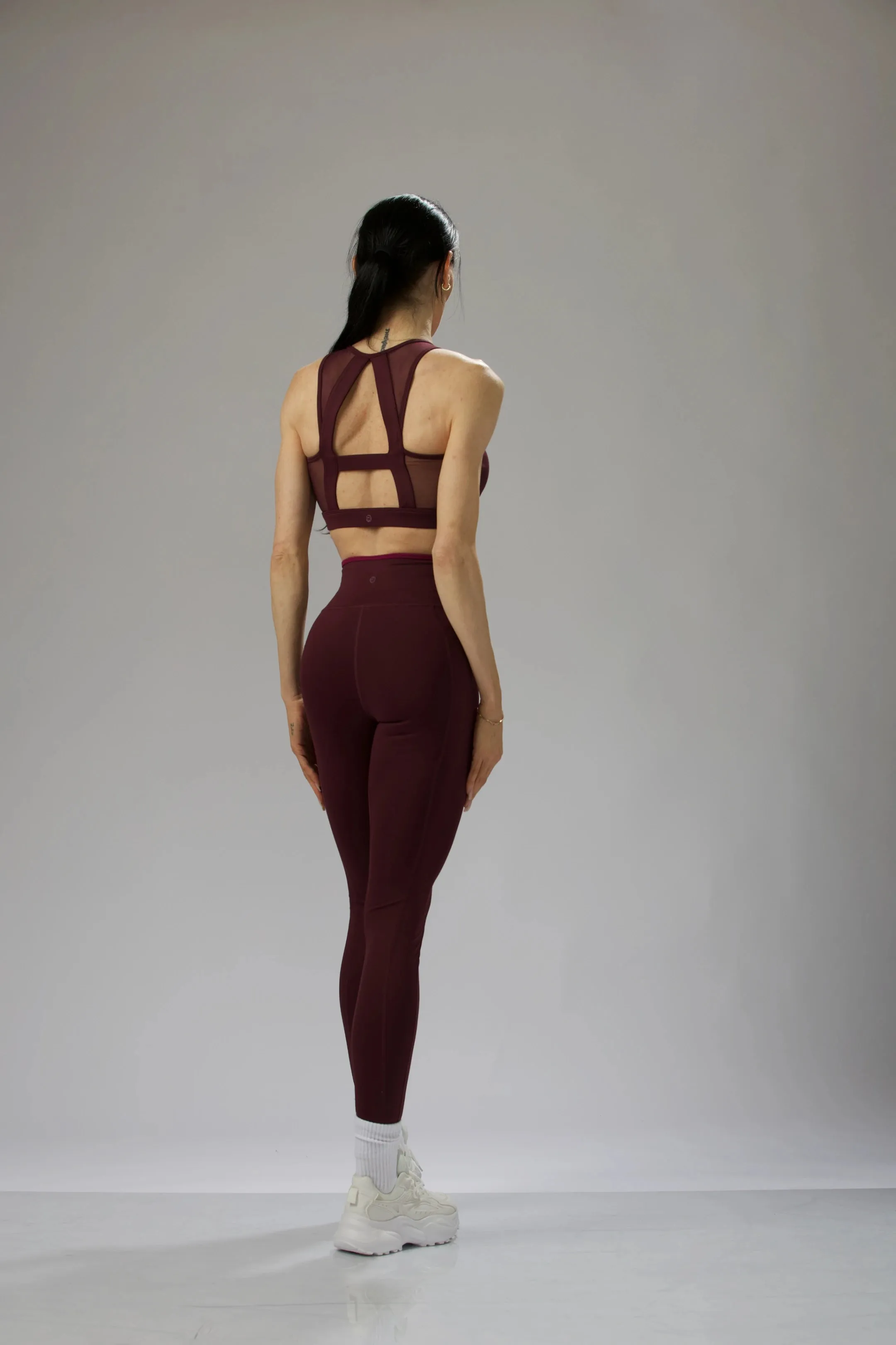 Elite Performance Mesh Cutout Sports Bra