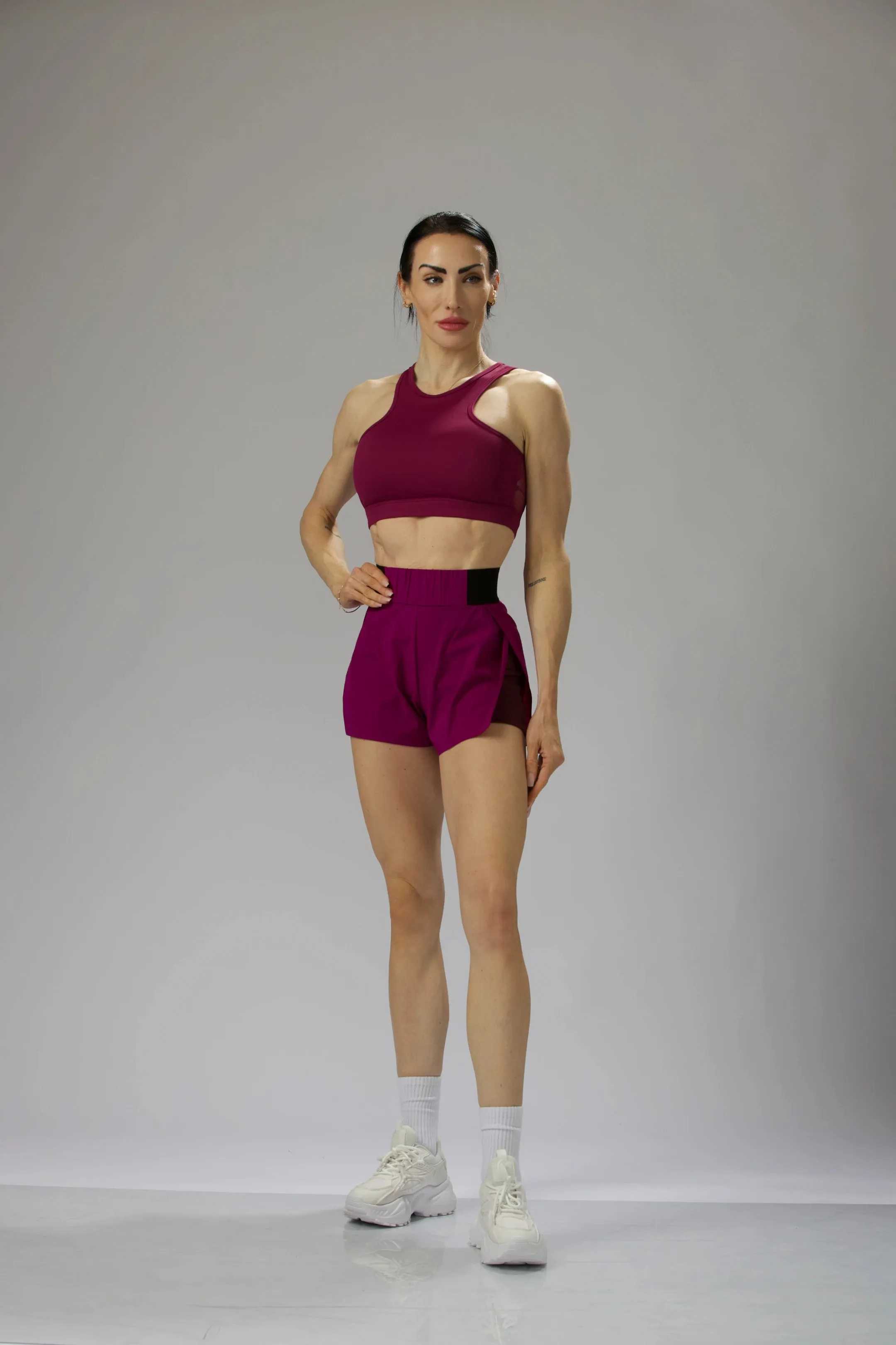 Elite Performance Mesh Cutout Sports Bra