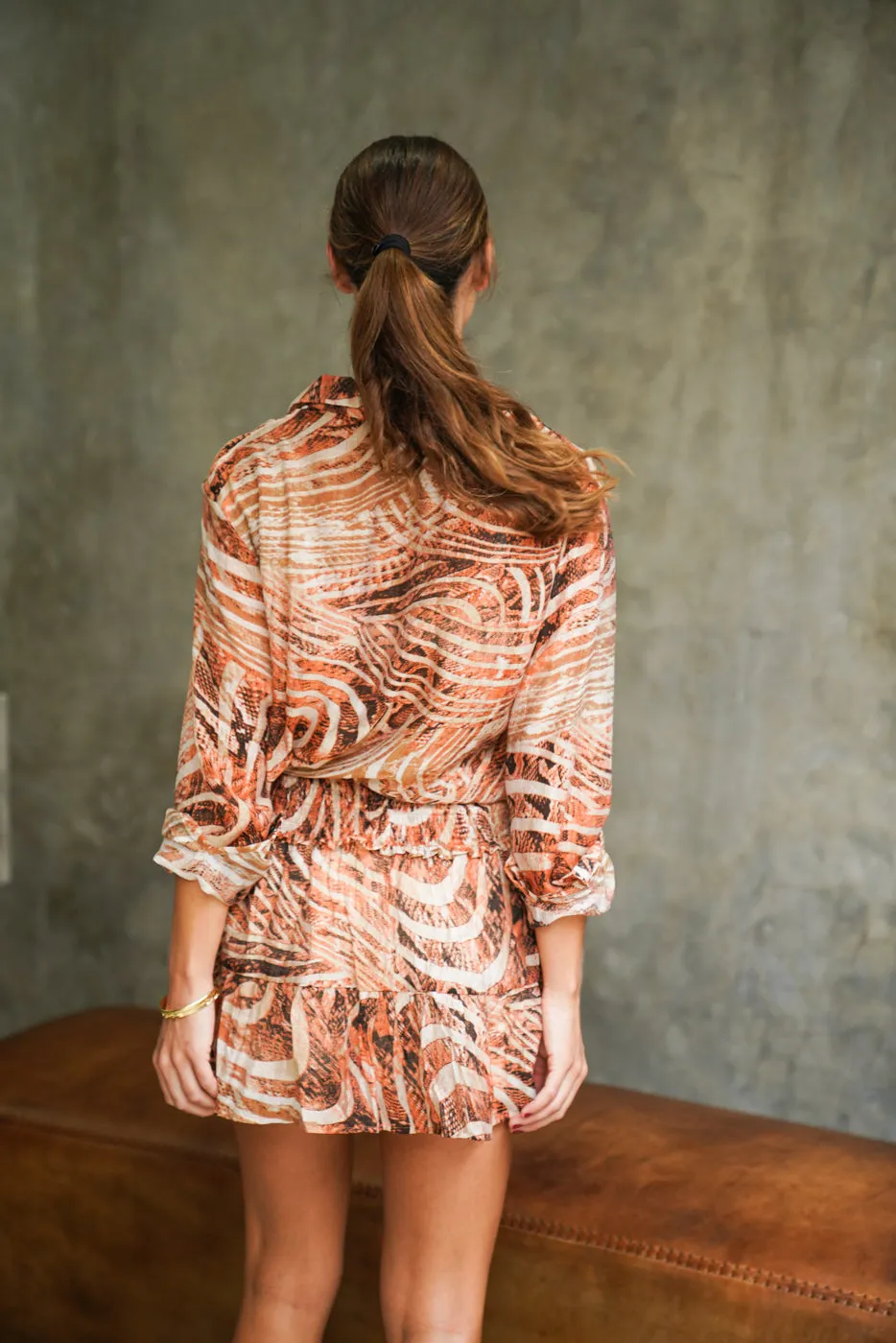 ELLIOT Shirt (Earthy Swirls)