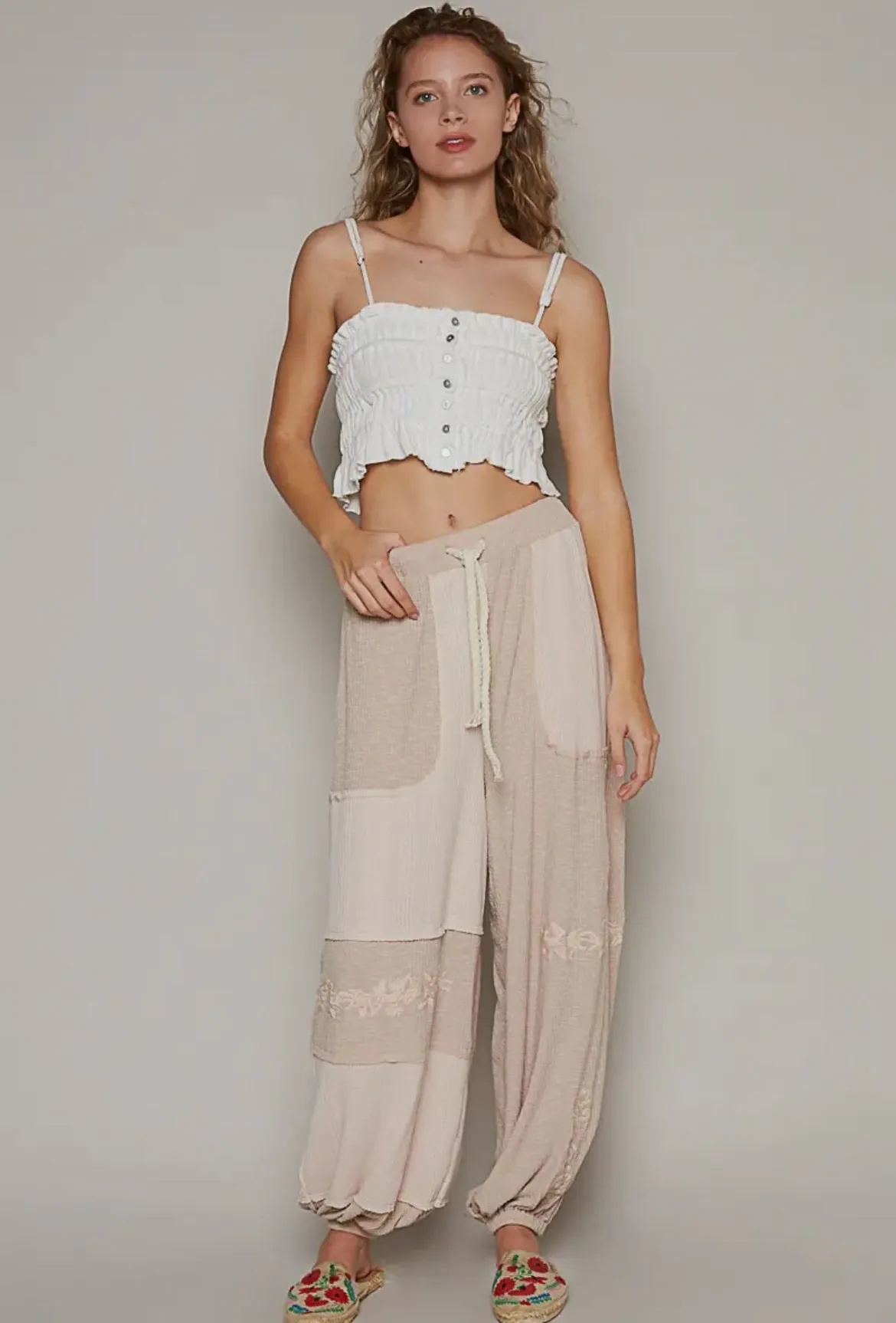 Embroidery Joggers