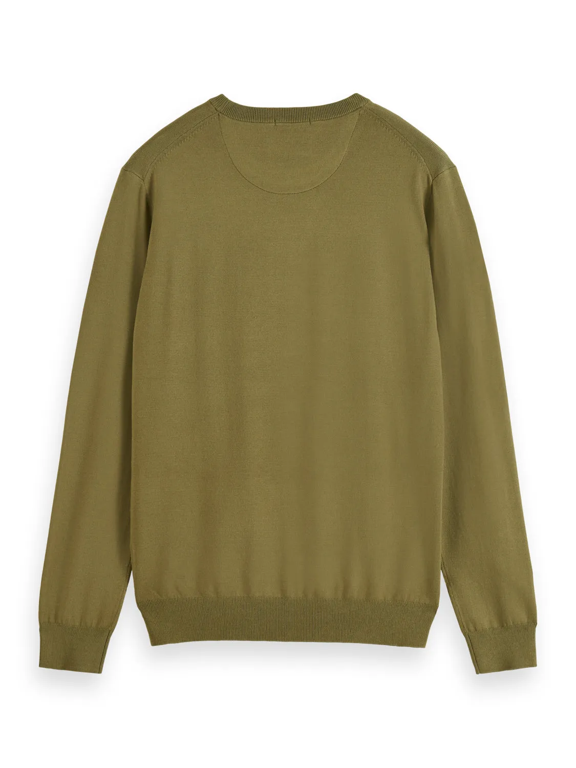 Essential Crewneck Pullover - Moss Green