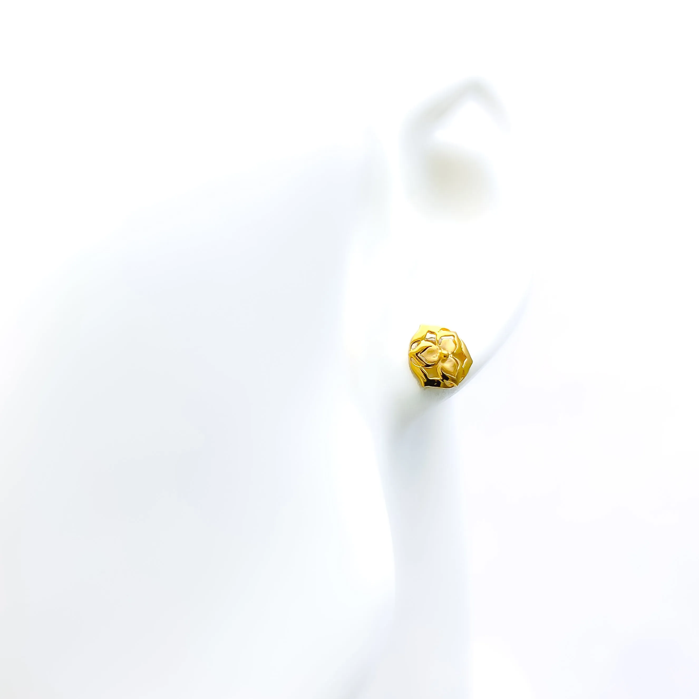 Ethereal Everyday 22k Gold Top Earrings