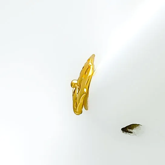 Ethereal Everyday 22k Gold Top Earrings