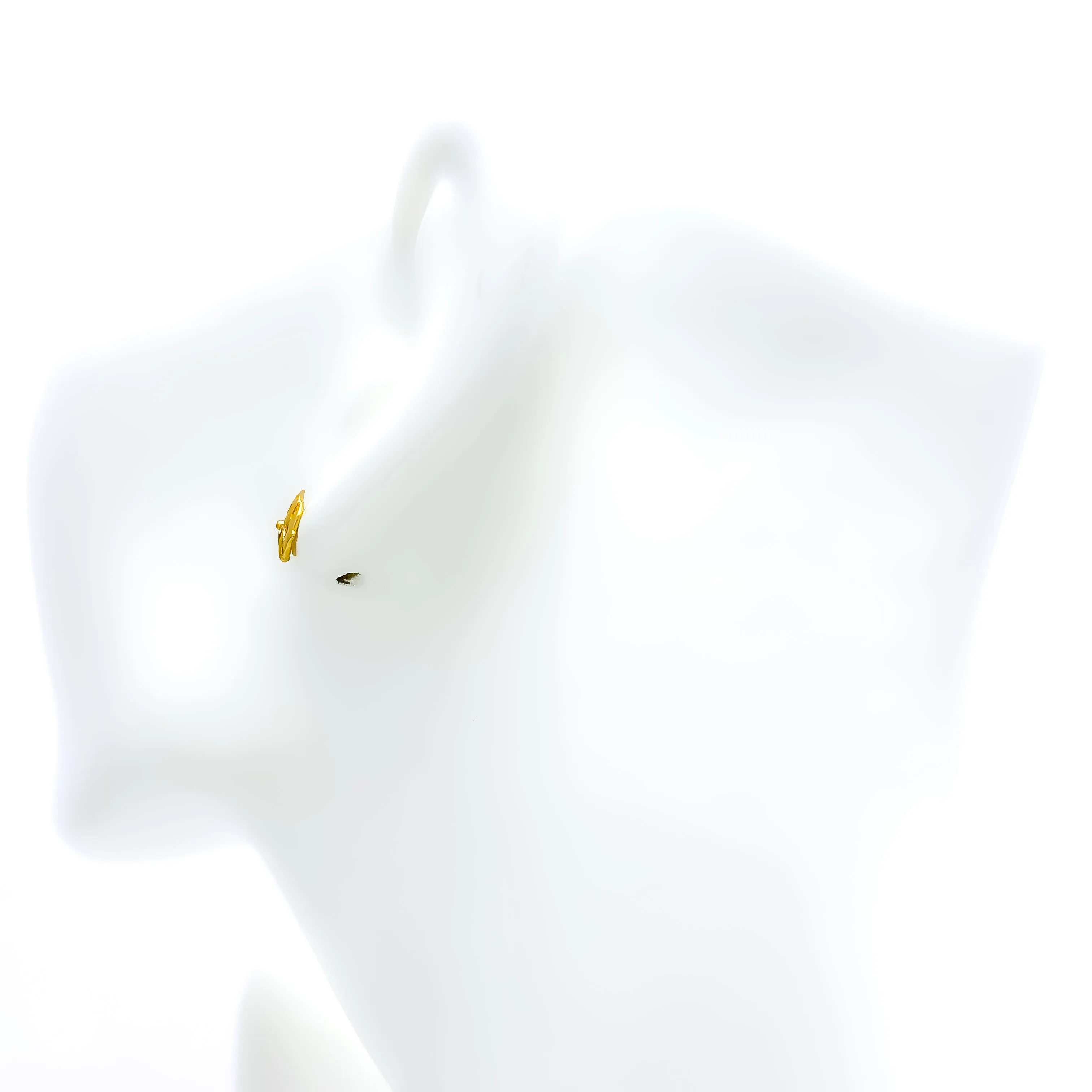 Ethereal Everyday 22k Gold Top Earrings