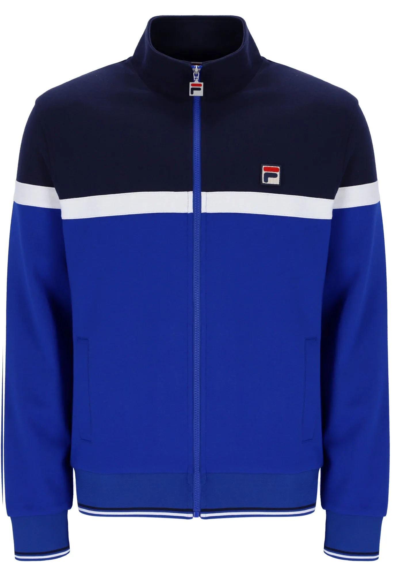 Fila Umar Colour Blocked Track Jacket Bright Blue