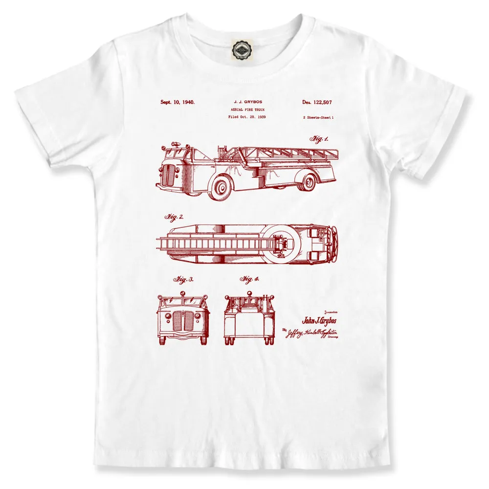 Fire Engine Patent Kid's Tee
