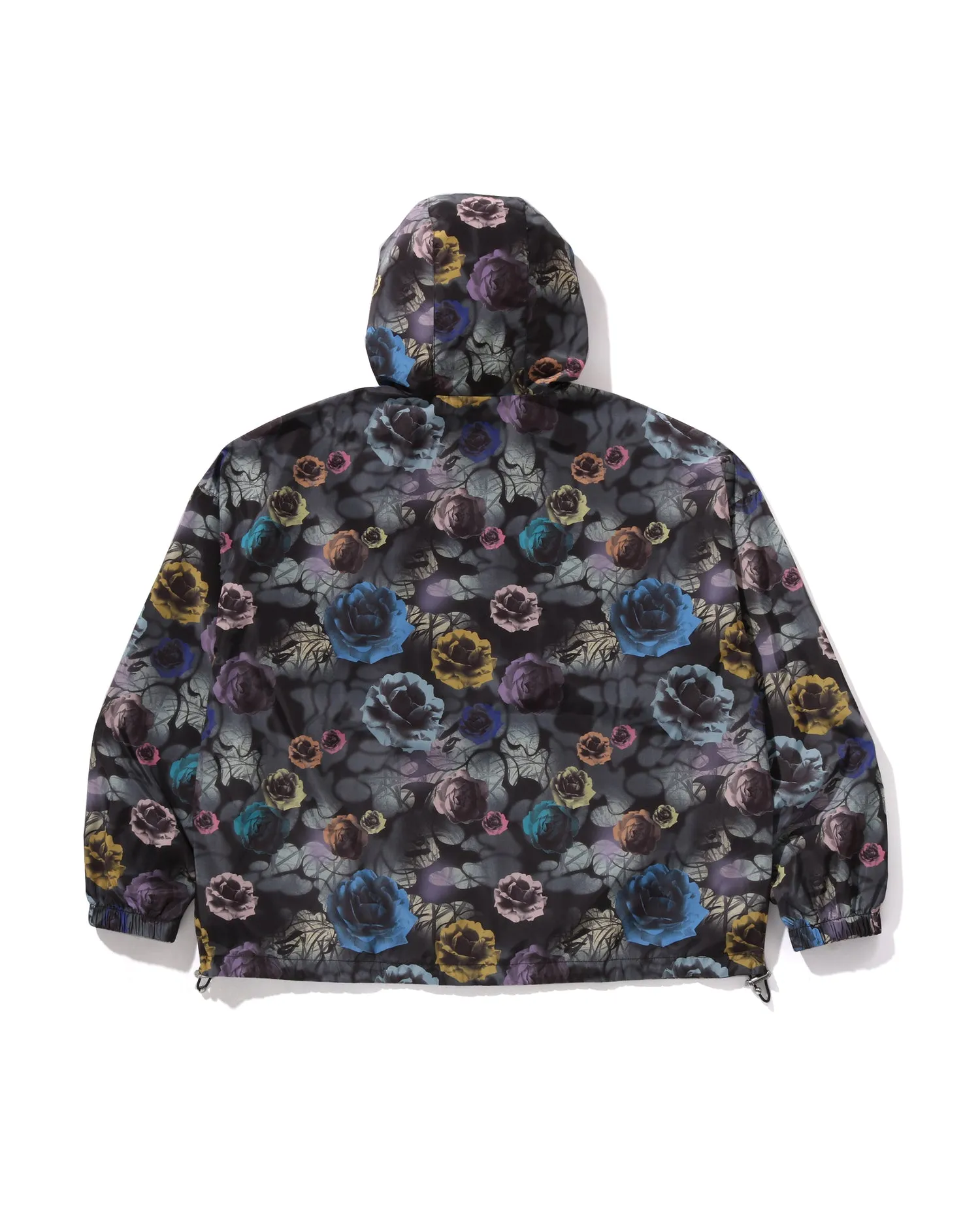 Floral Camo Nylon Hooded Jacket
