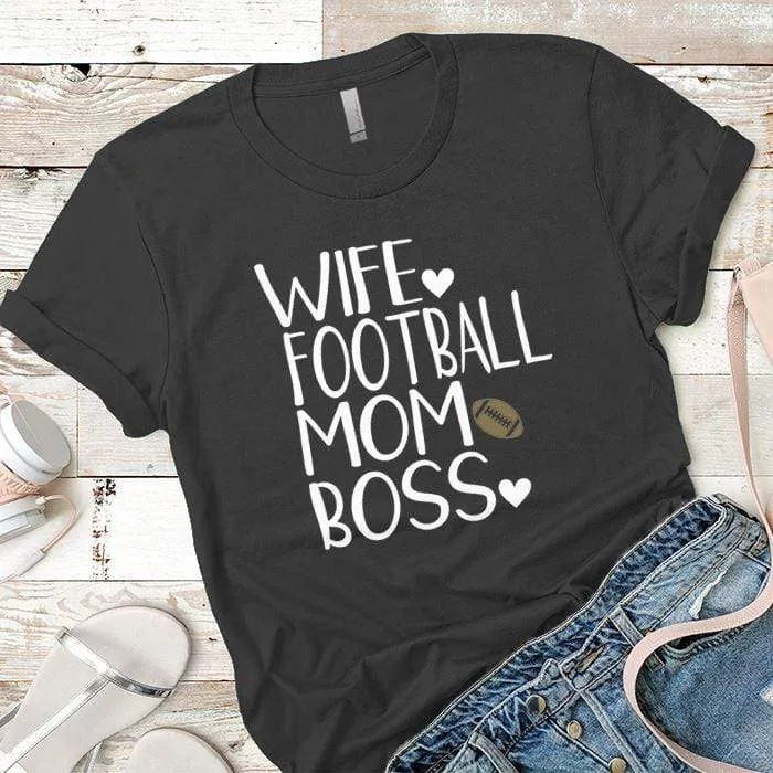 Football Mom Boss Premium Tees