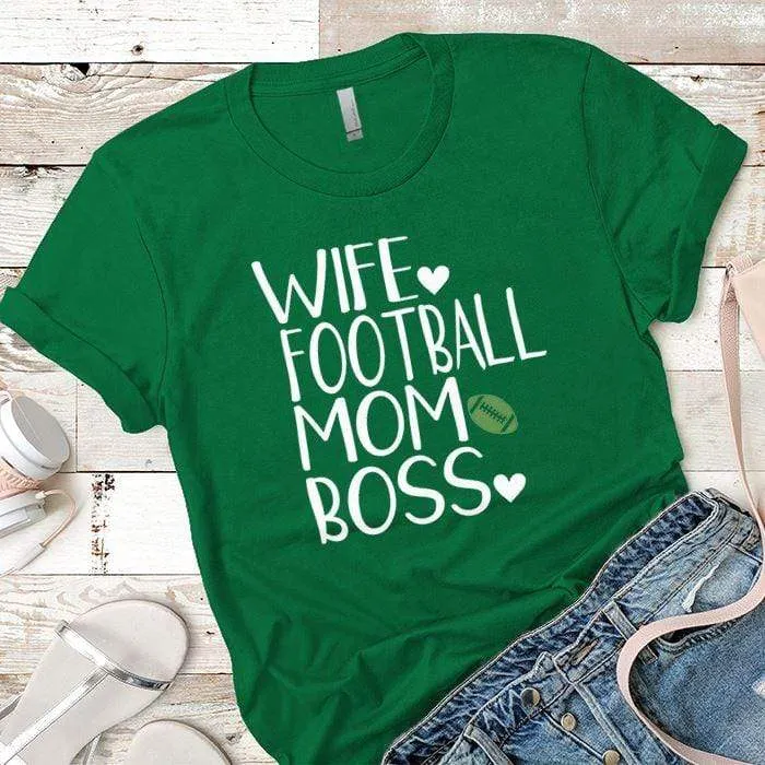 Football Mom Boss Premium Tees