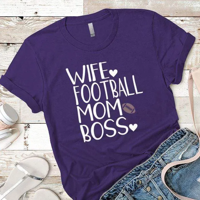 Football Mom Boss Premium Tees