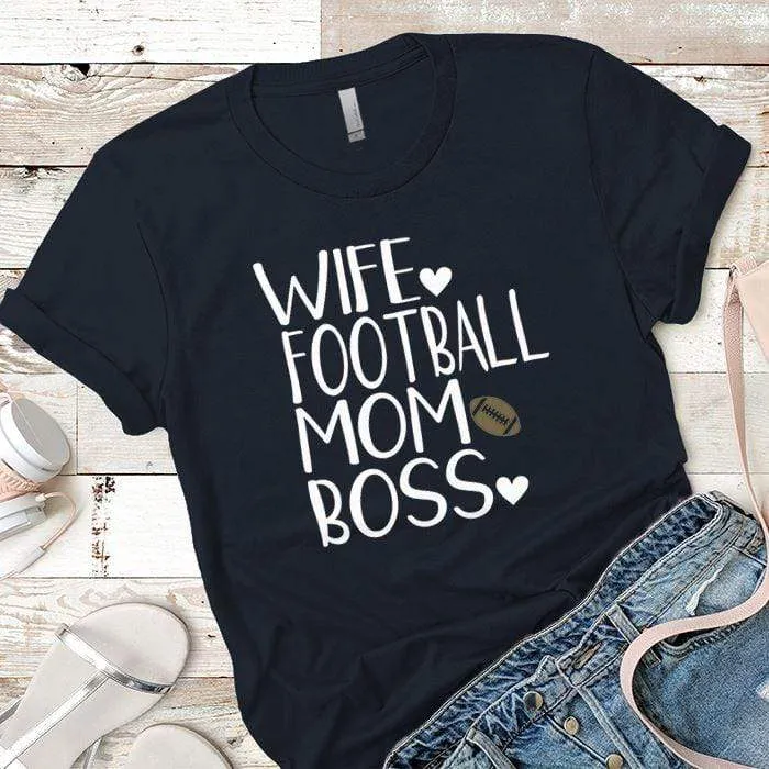 Football Mom Boss Premium Tees