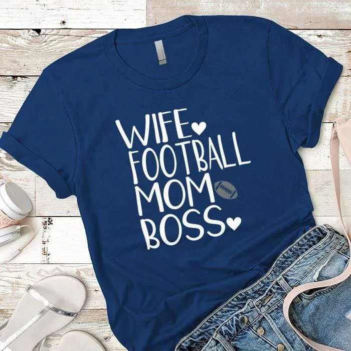 Football Mom Boss Premium Tees