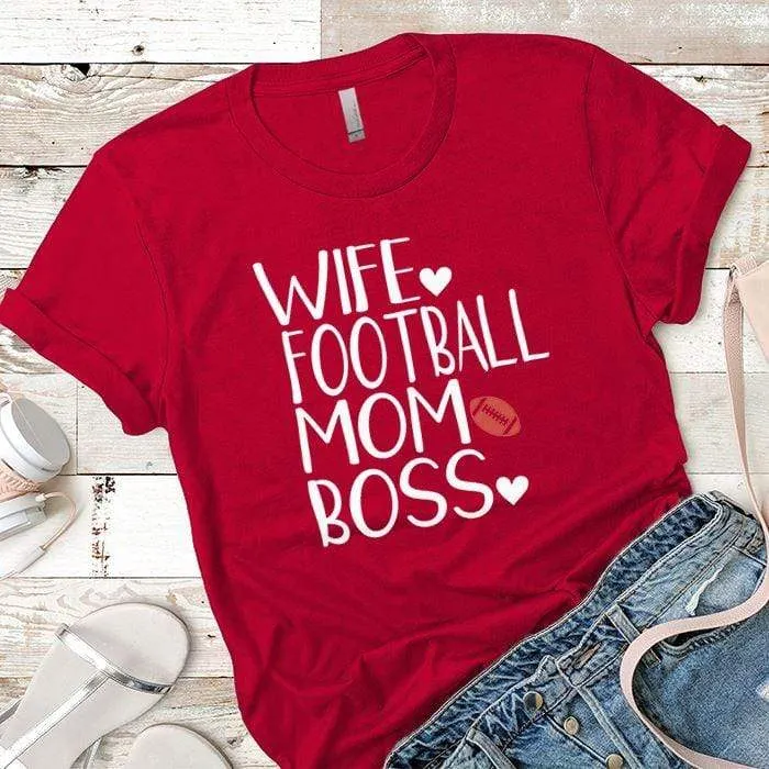 Football Mom Boss Premium Tees