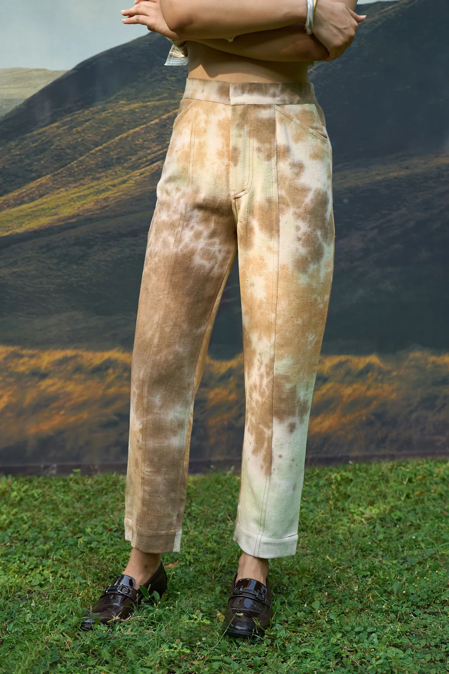 Forest Denim Vest & Pants Set