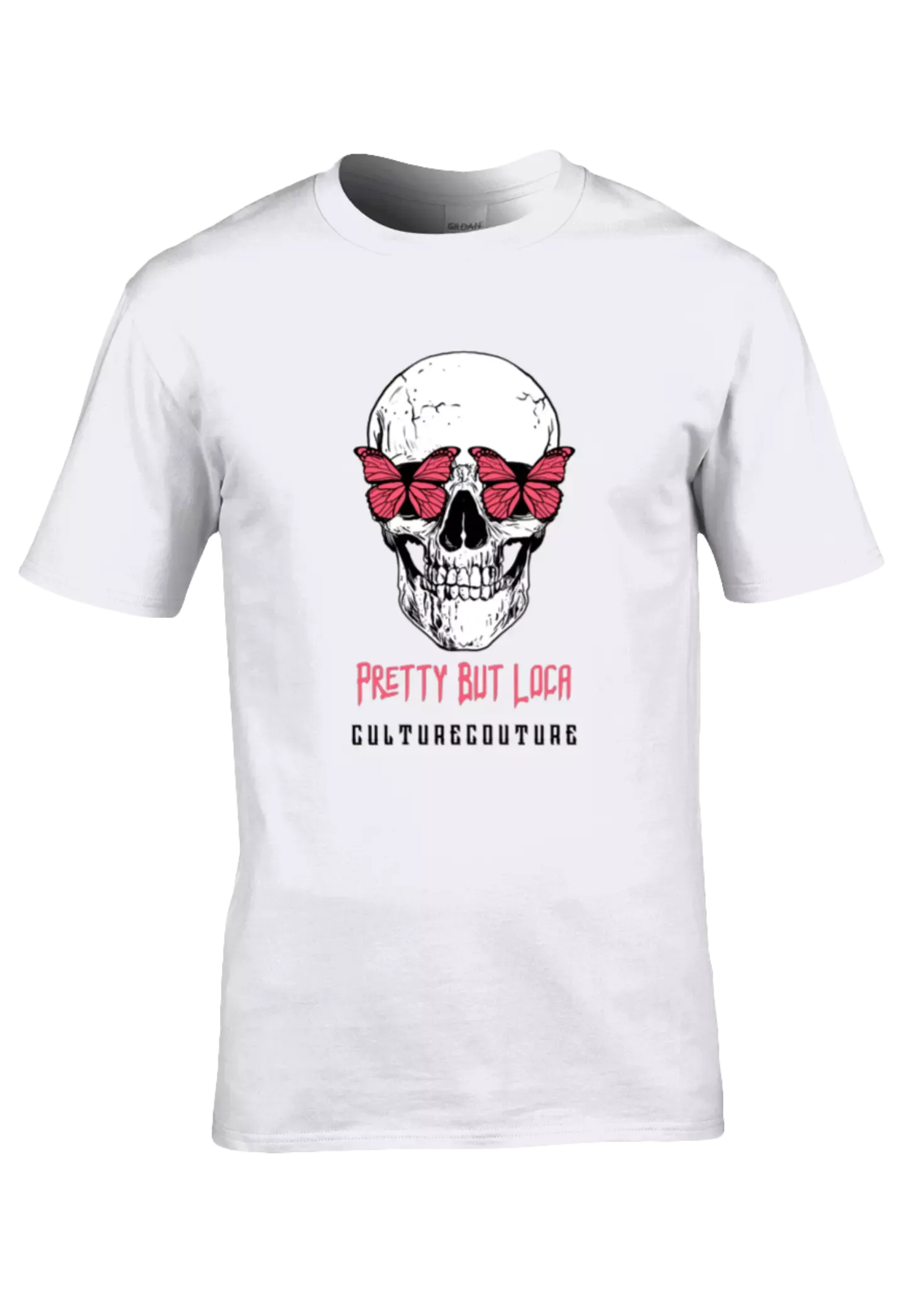 Girl's Pretty But Loca T-Shirt/White/Clean