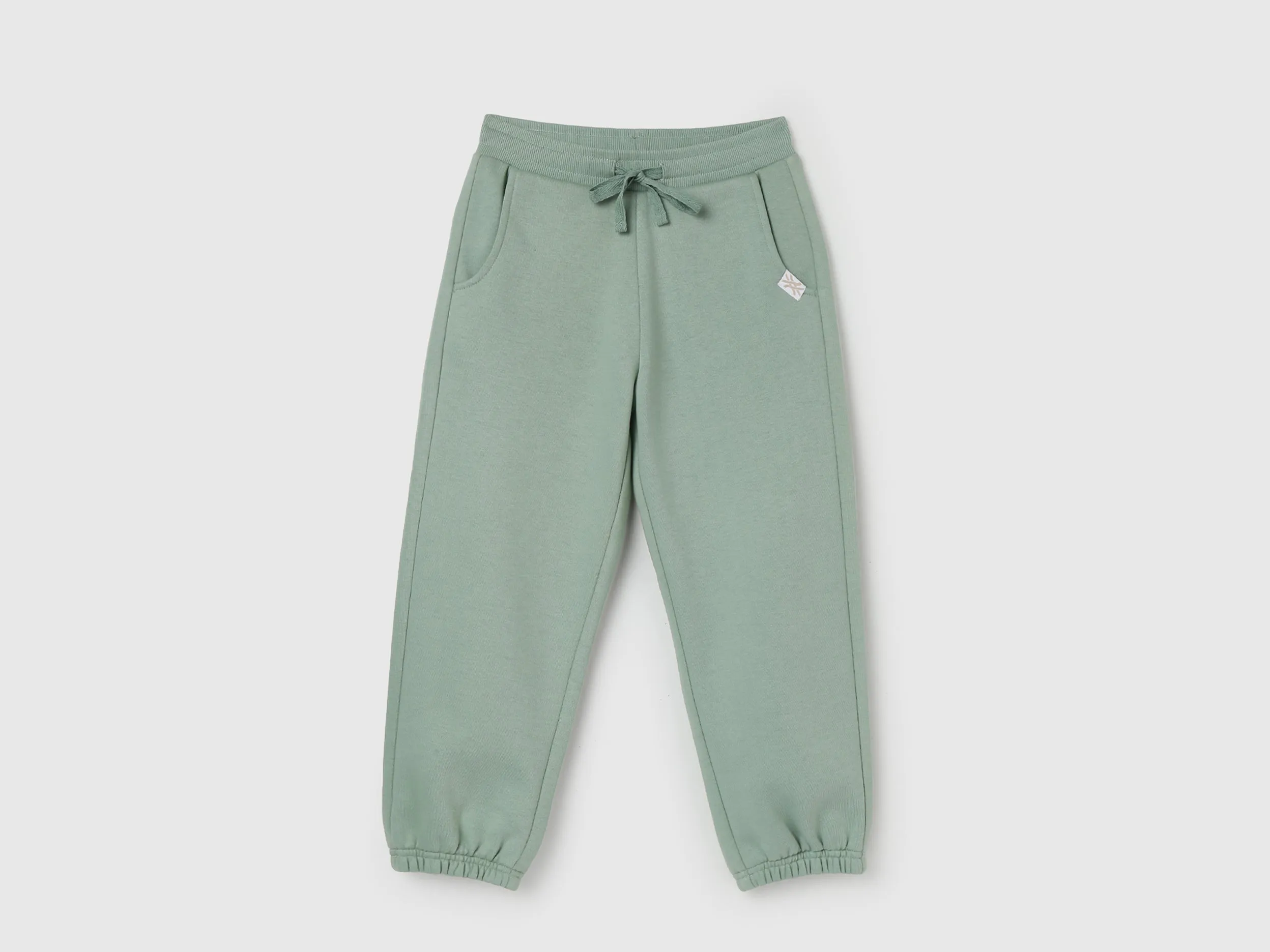 Girl's Solid Regular Fit Joggers