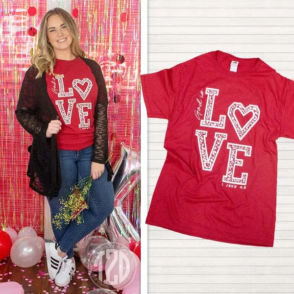 God is Love Valentine T-Shirt