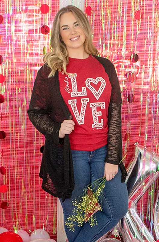 God is Love Valentine T-Shirt