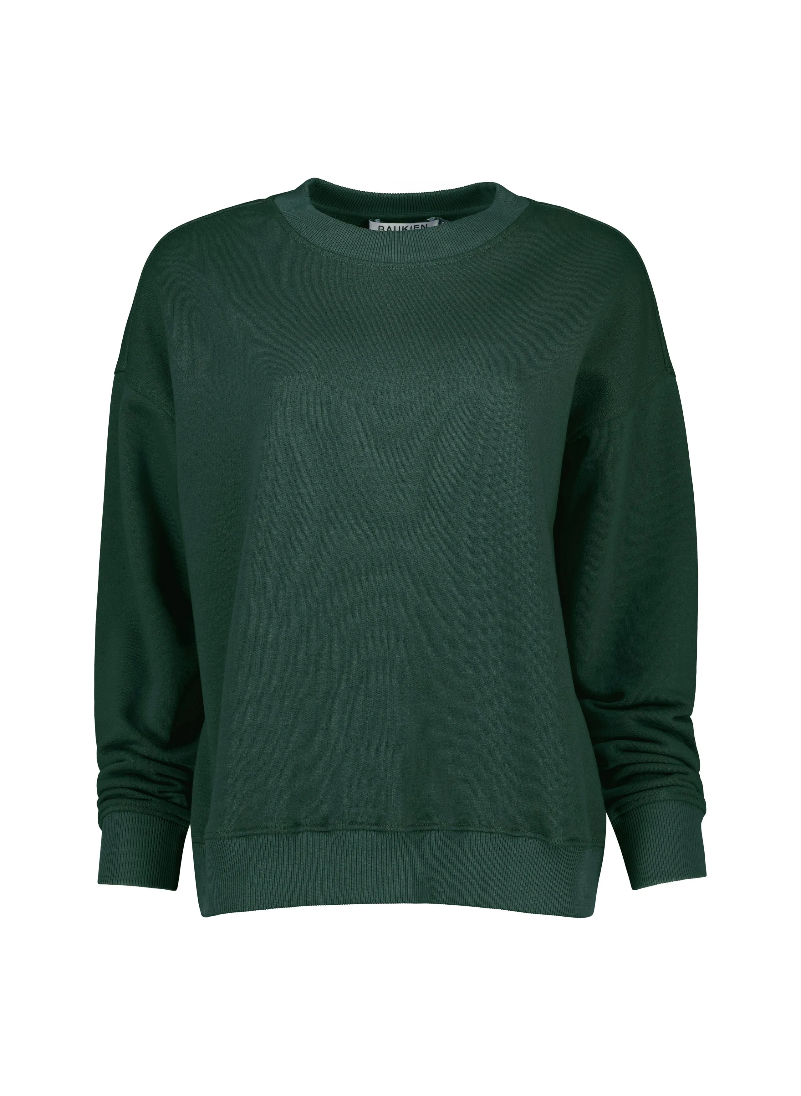 Gracie Organic Cotton & Kapok Blend Sweatshirt | Forest Green
