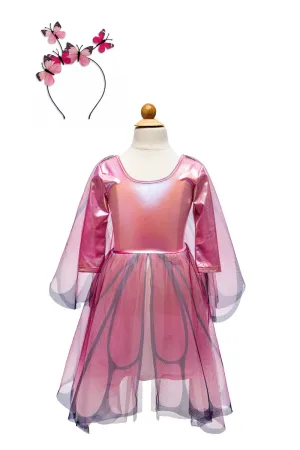 Great Pretenders Butterfly Twirl Dress with Wings, Pink, Size 3-4