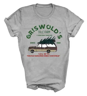Griswold's  Christmas Tree Farm  Soft Style Tee /Christmas Tees / Youth and Adult Sizes Available
