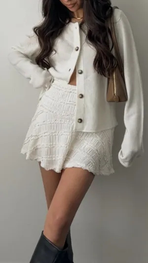 Hannah Cardigan (Cream)
