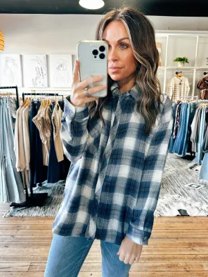 Harley Navy Plaid -ALL SALES FINAL