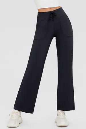 Hazel Blues® |  Basic Bae Drawstring High Waist Pants with Pockets