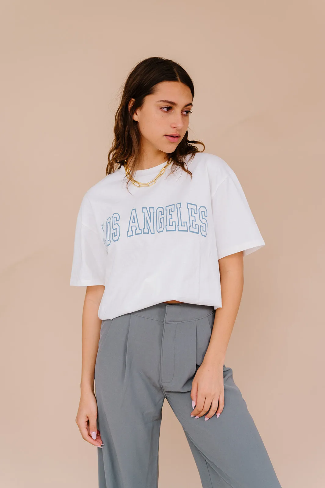 Hey L.A. Tee// Blue