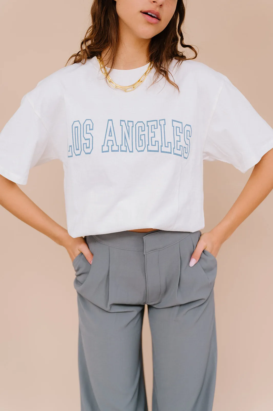 Hey L.A. Tee// Blue