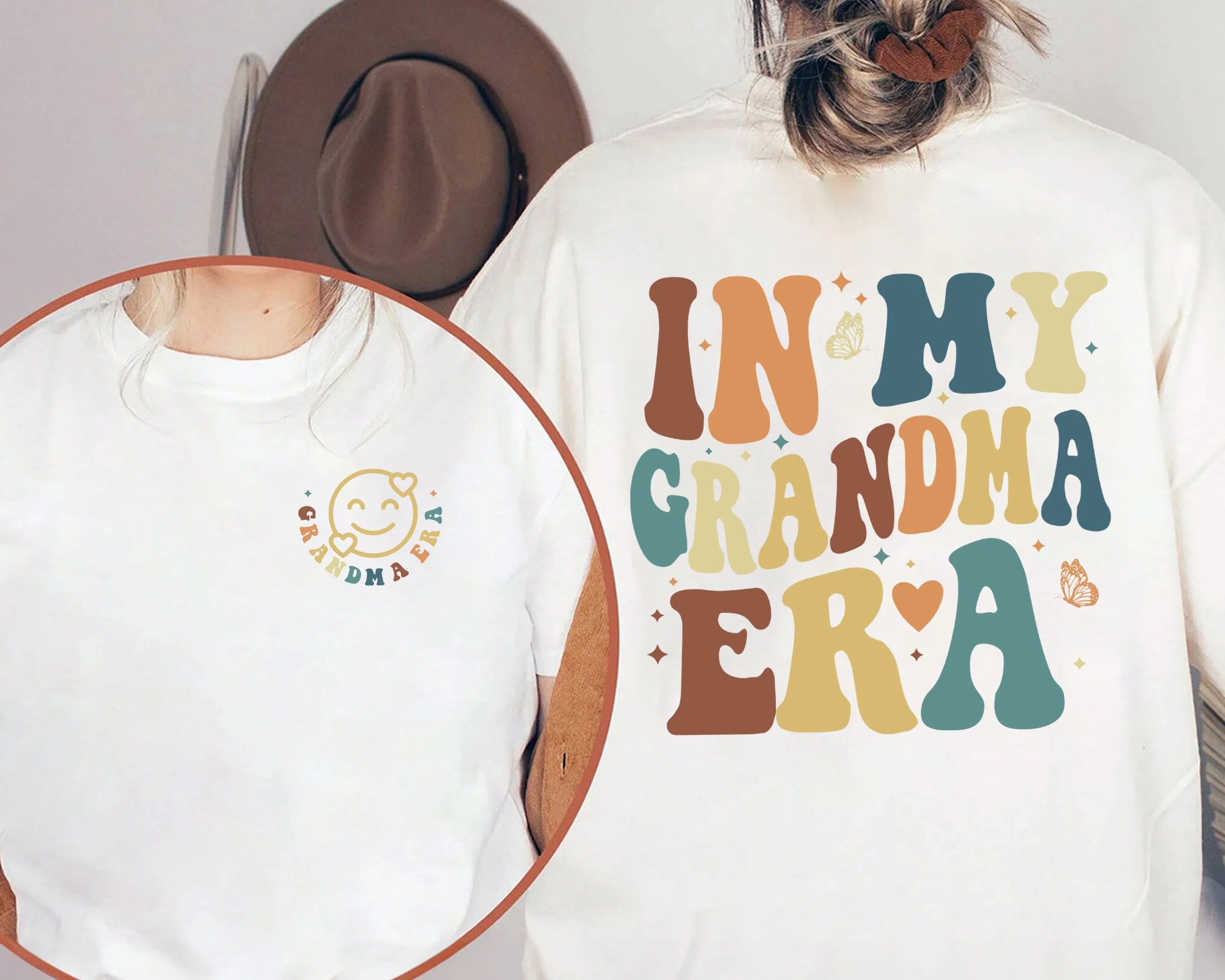 In My Grandma Era Shirt, Christmas Gift For Grandma, Family Shirt, Shirt For Grandma, Gift For New Grandma, Mother's Day Gift, Cute Gift