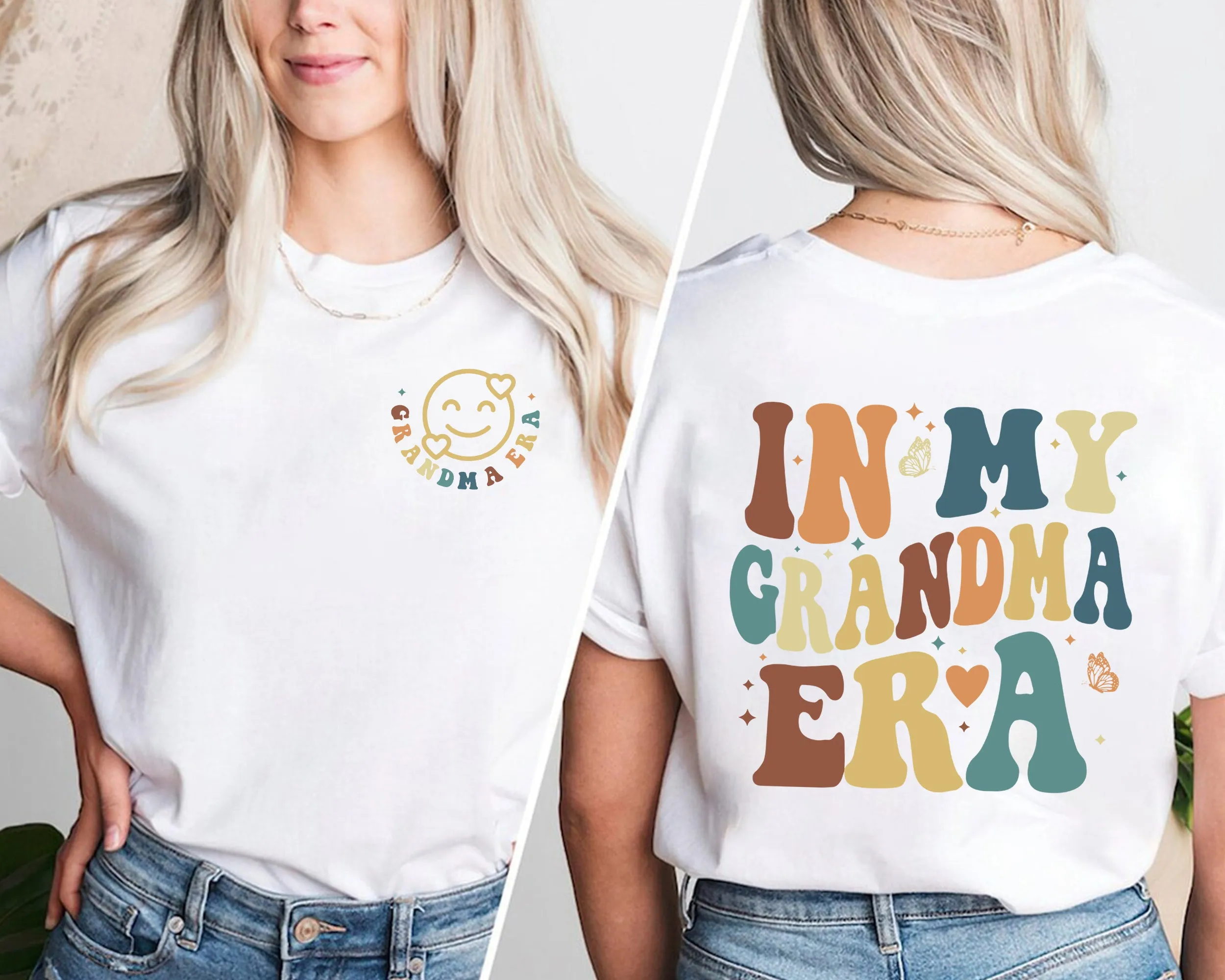 In My Grandma Era Shirt, Christmas Gift For Grandma, Family Shirt, Shirt For Grandma, Gift For New Grandma, Mother's Day Gift, Cute Gift