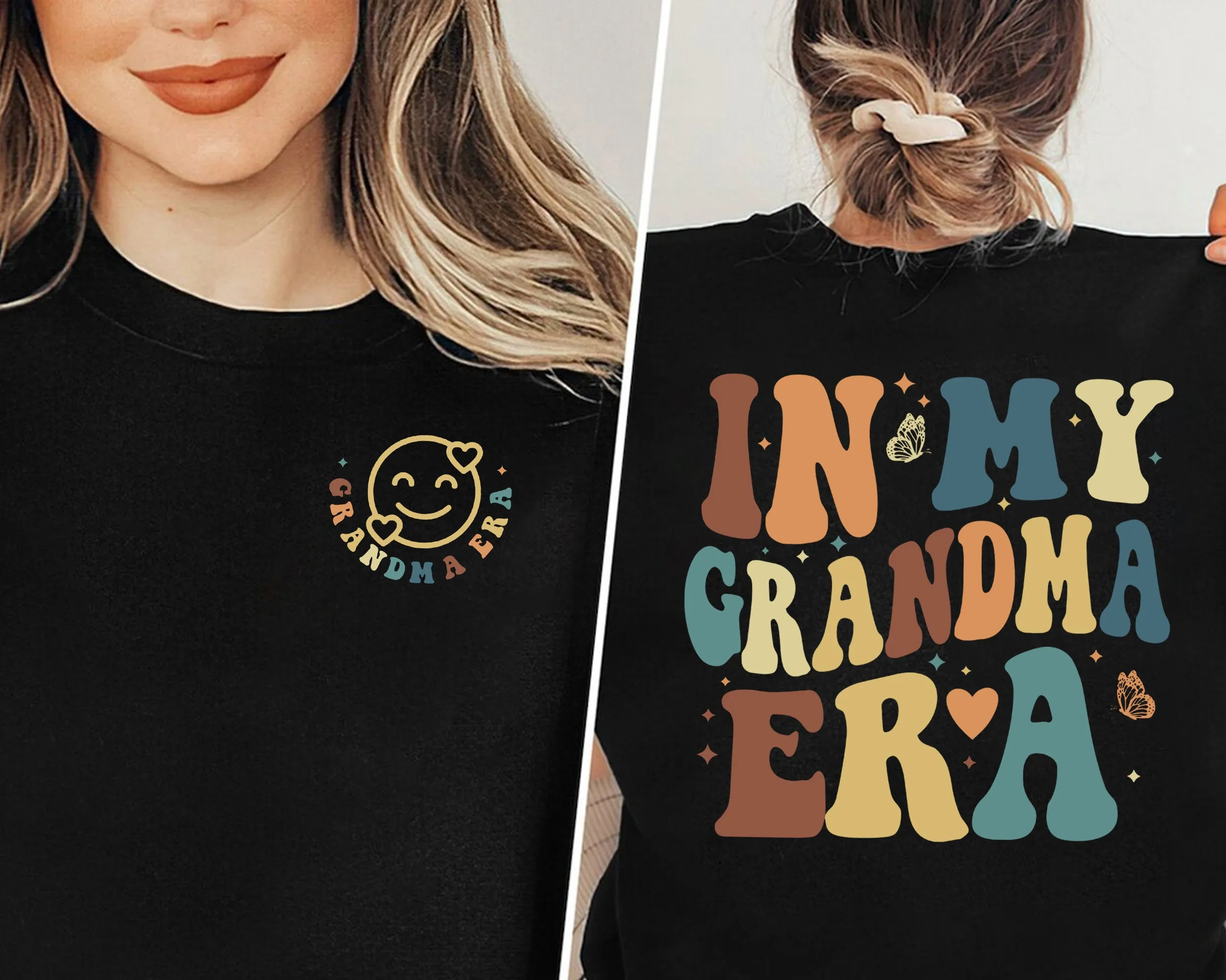 In My Grandma Era Shirt, Christmas Gift For Grandma, Family Shirt, Shirt For Grandma, Gift For New Grandma, Mother's Day Gift, Cute Gift