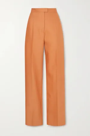INTERIOR
The Fontaine wool and silk-blend straight-leg pants