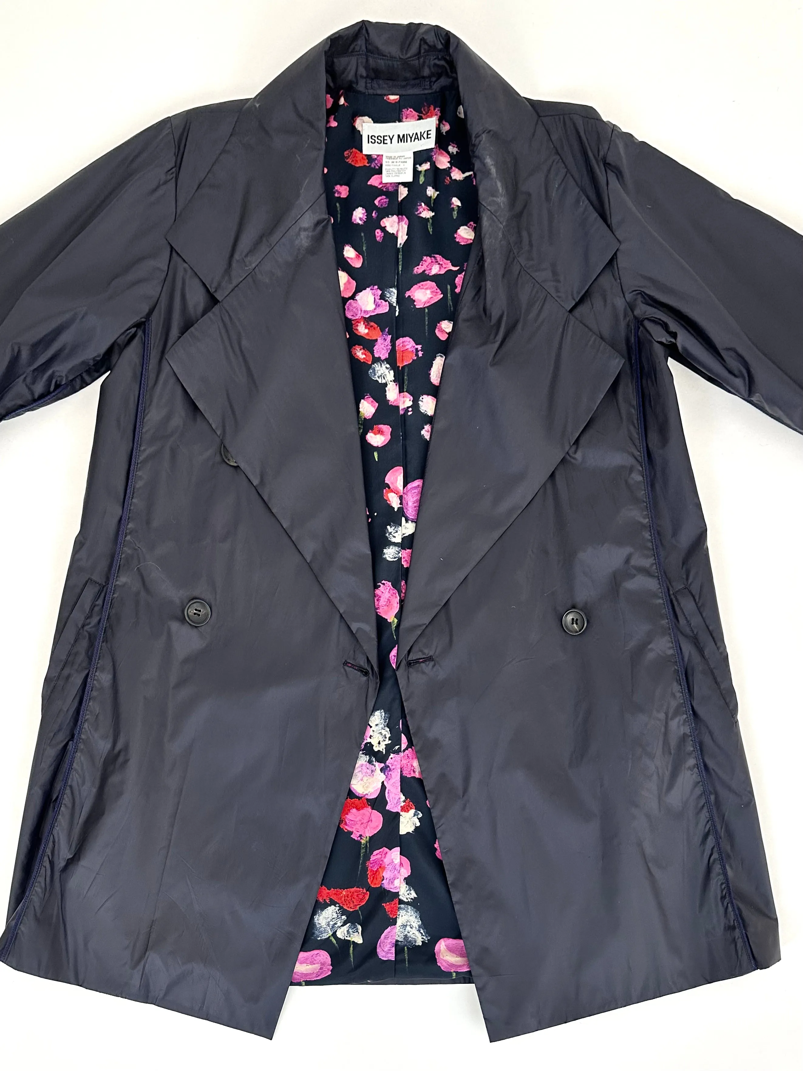 Issey Miyake Double-Breasted Windbreaker
