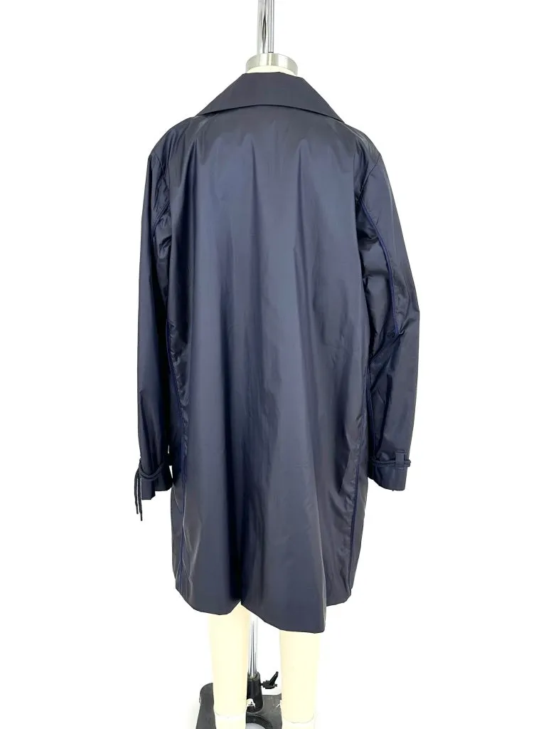 Issey Miyake Double-Breasted Windbreaker