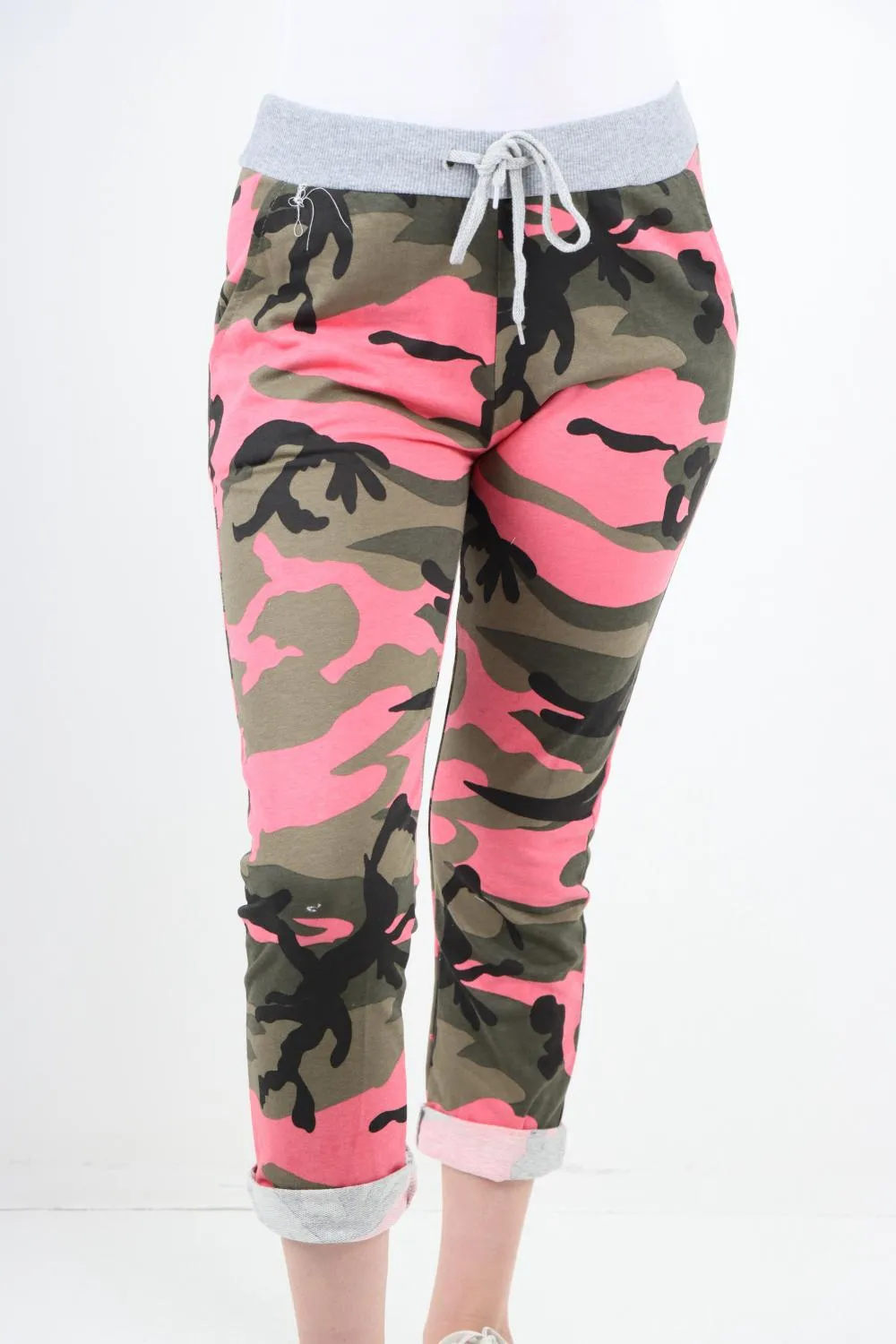 Italian Camouflage Print Trousers