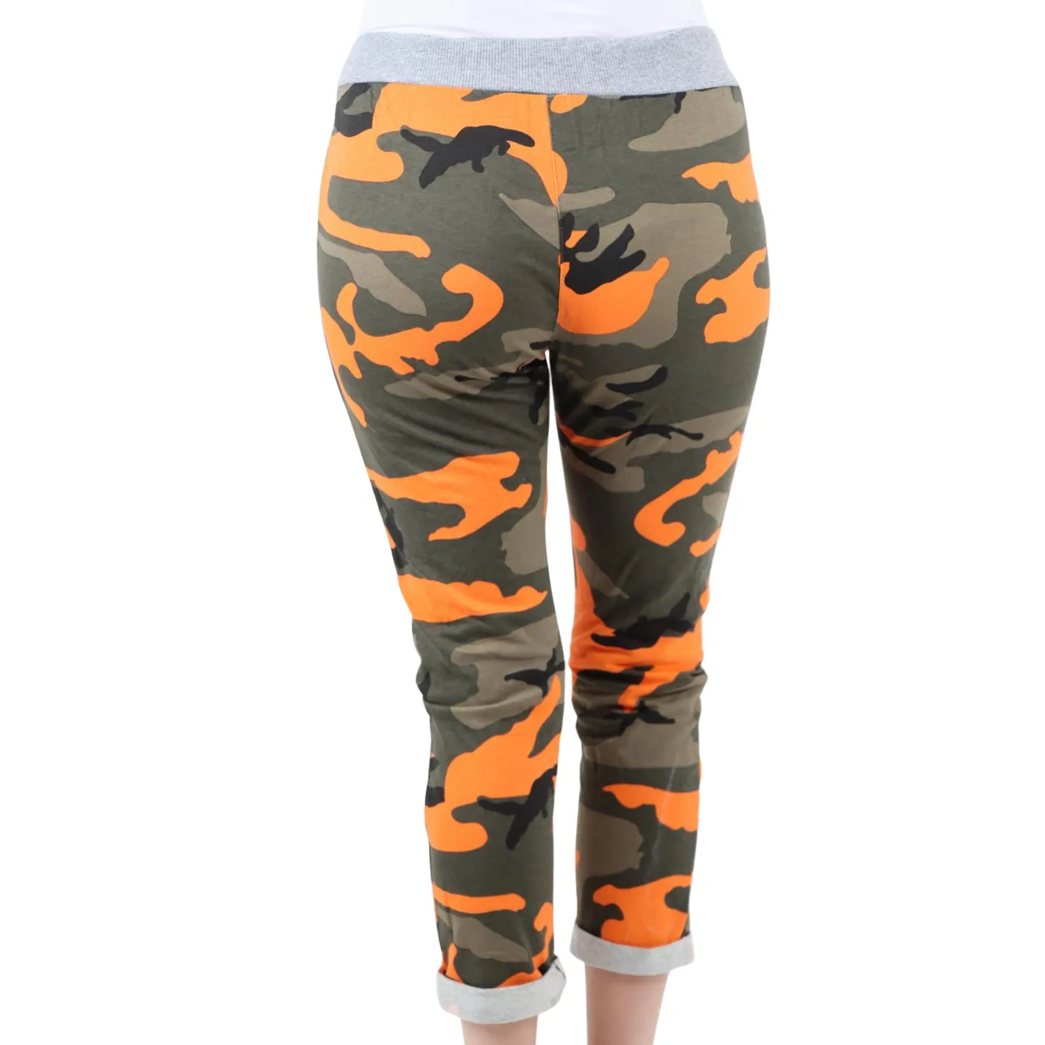 Italian Camouflage Print Trousers