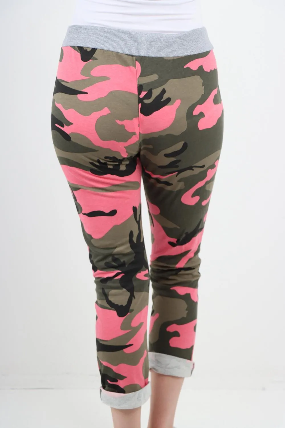 Italian Camouflage Print Trousers