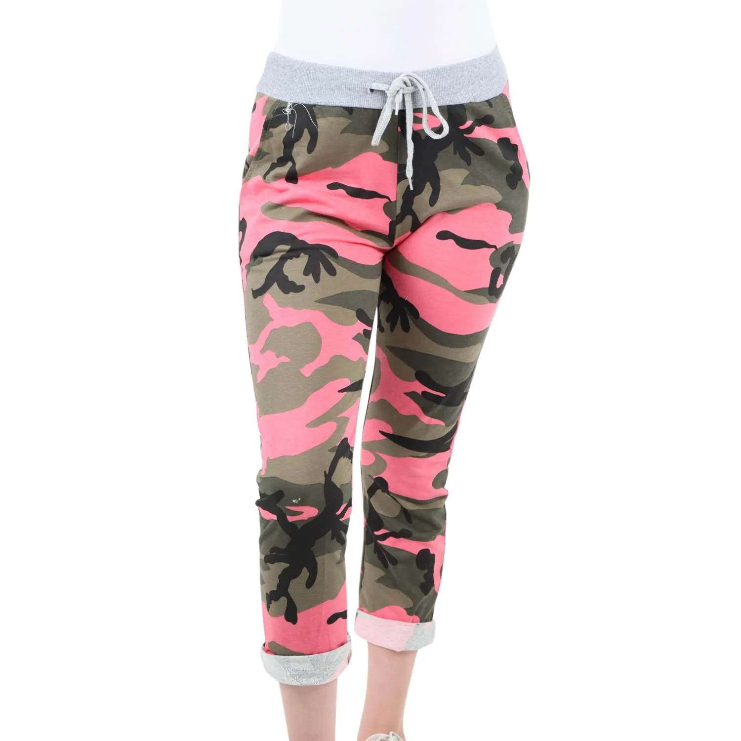 Italian Camouflage Print Trousers