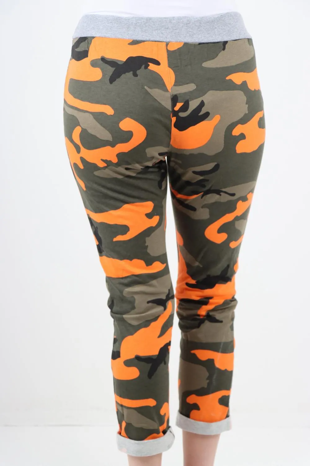 Italian Camouflage Print Trousers