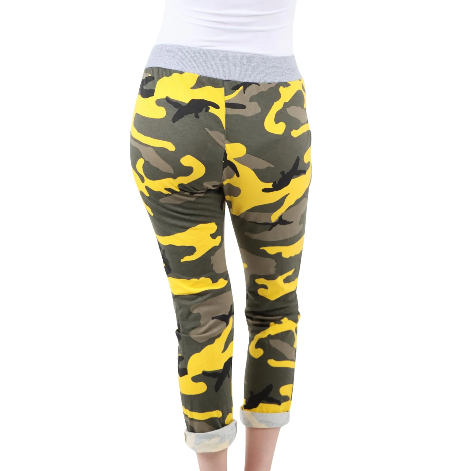 Italian Camouflage Print Trousers