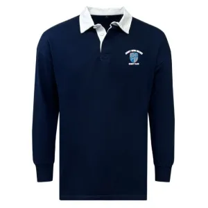 Jersey Shore Sharks Classic Long Sleeve Solid Rugby Jersey