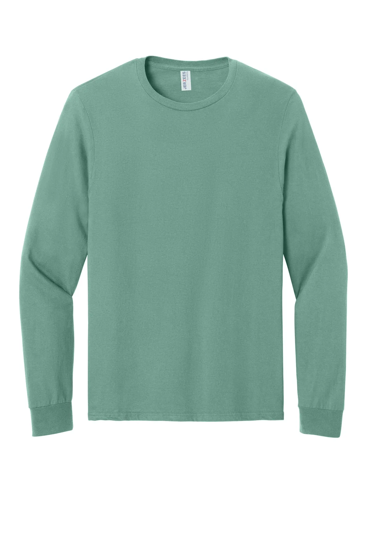 Jerzees Classics Unisex Cotton Long Sleeve T-Shirt 363L Sage
