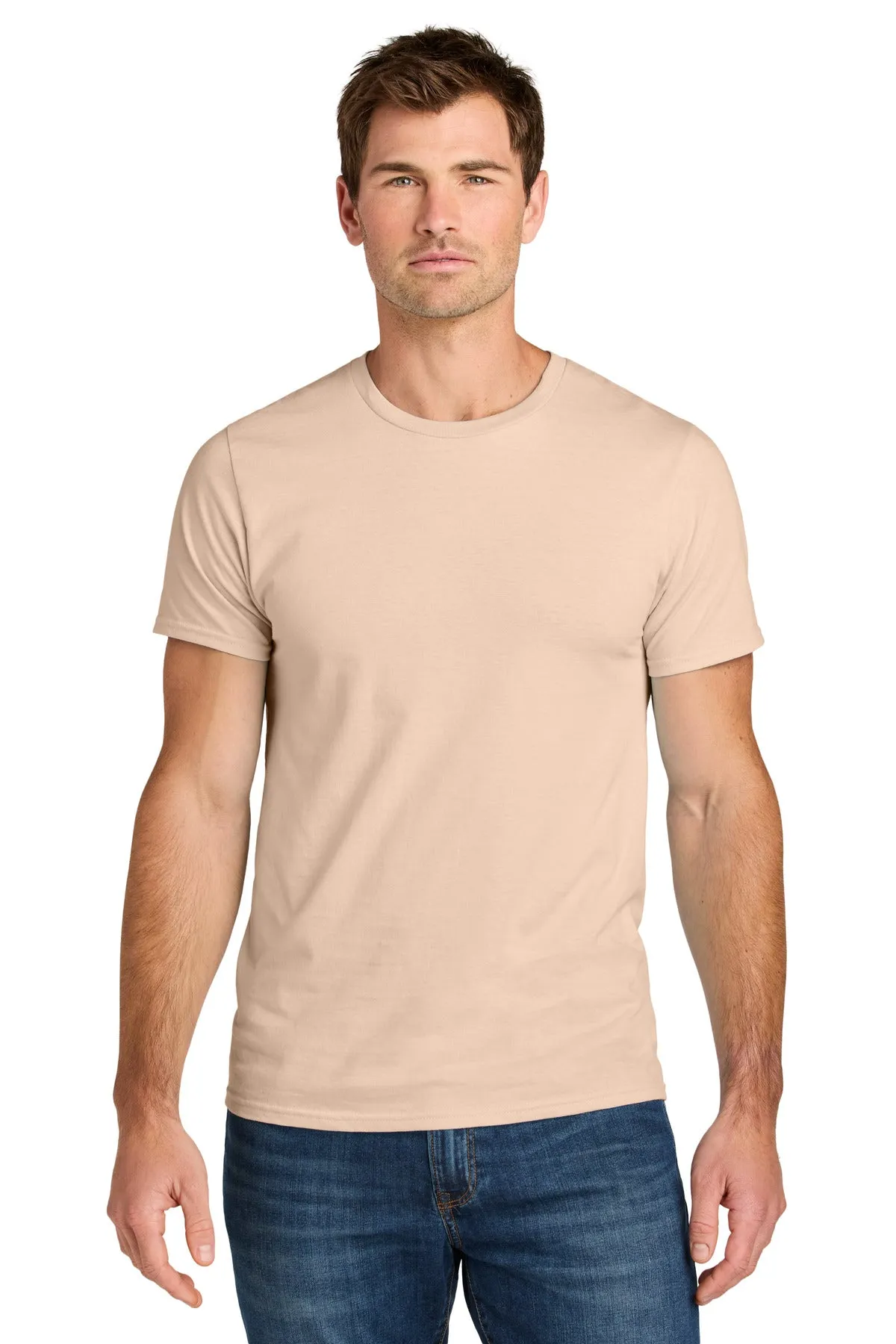 Jerzees Ultimate Unisex Ring Spun T-Shirt IC46M Blush Pink