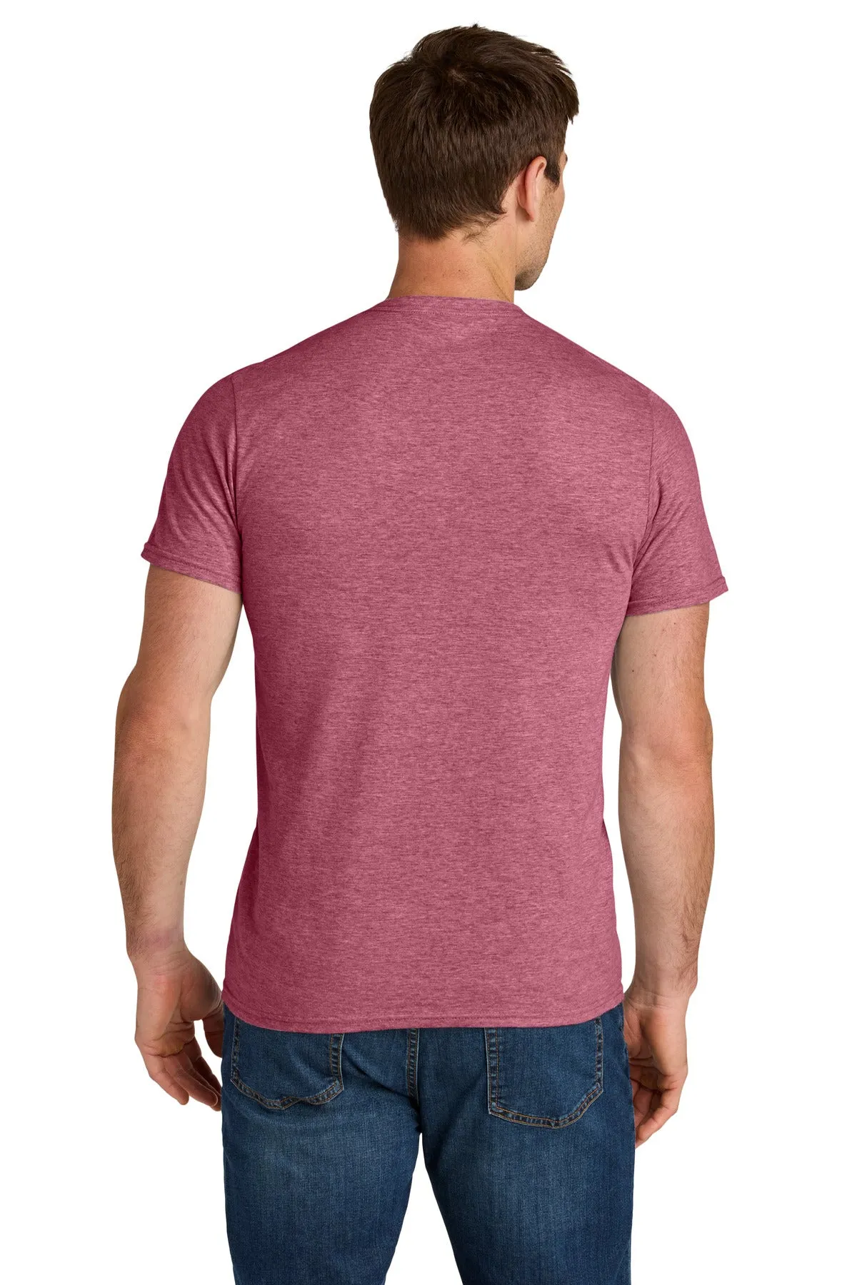 Jerzees Ultimate Unisex Ring Spun T-Shirt IC46M Raspberry Heather