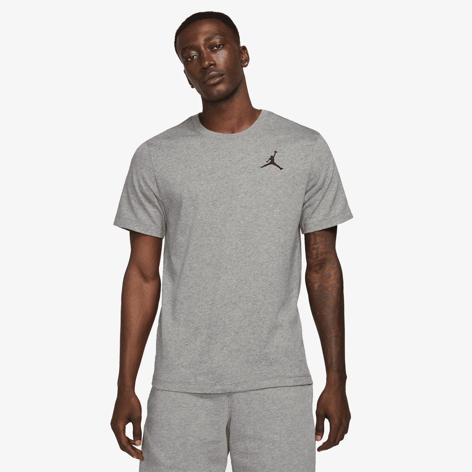 Jordan Jumpman Embroidered T-Shirt - Grey