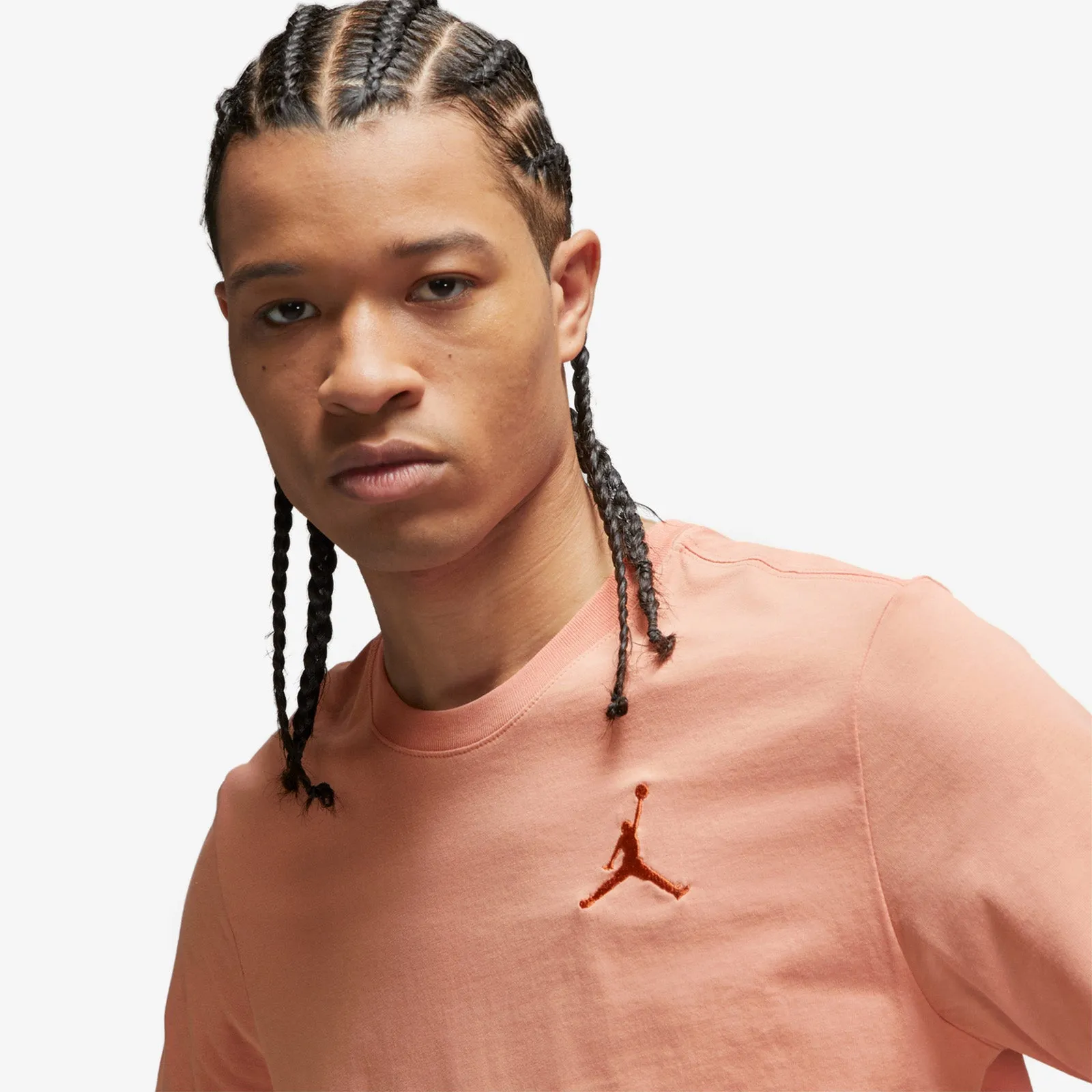 Jordan Jumpman Embroidered T-Shirt - Pink